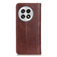 Etui z klapką do OnePlus 13, Split Leather, brązowe