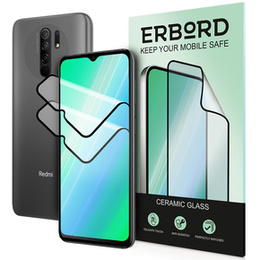 2x Szkło Hybrydowe Ceramic ERBORD do Xiaomi Redmi 9