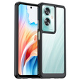 Etui do Oppo A79 5G, Fusion Hybrid, przezroczyste / czarne