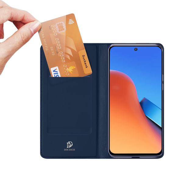 Etui Dux Ducis do Xiaomi Redmi 12 4G, Skinpro, granatowe