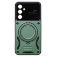 Etui pancerne do Samsung Galaxy A54 5G, CamShield MagSafe, zielone