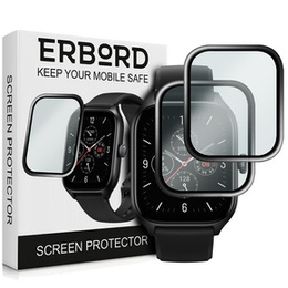 2x Szkło Hybrydowe ERBORD do Amazfit GTS 4