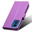 Etui z klapką do Motorola Moto G24 / G24 Power / G04, Wallet Smart Magnet, fioletowe