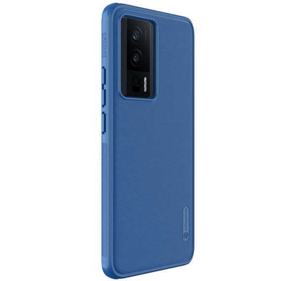 Etui NILLKIN do Poco F5 Pro 5G, Super Frosted Shield Case, Niebieskie