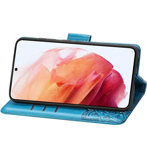 Etui z klapką do Motorola Edge 50 Neo / Motorola ThinkPhone 25, Butterfly, niebieskie