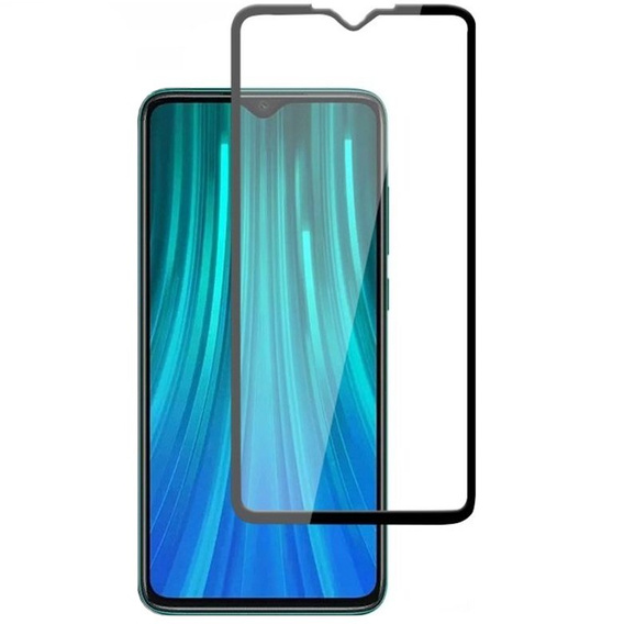 Szkło Hartowane MOCOLO do Xiaomi Redmi Note 8 Pro, z czarną ramką, szybka