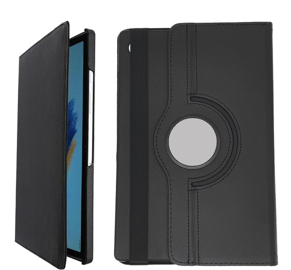 Etui do Samsung Galaxy Tab A9+, Obrotowe 360, czarne