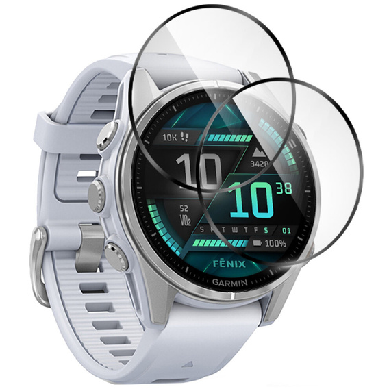 2x Szkło Hybrydowe ERBORD do Garmin Fenix 8 43mm