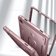 Etui pancerne do Galaxy Tab A9, Dexnor Full Body, różowe