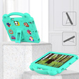 Etui do Lenovo Tab M10 X505F X605F /  Tab P10-X705F/L / Huawei T5 10.1, Cute Patterns, z podstawką, Zielone