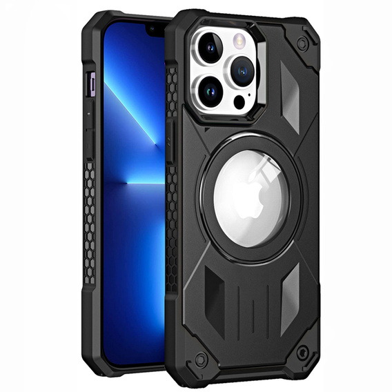 Etui do iPhone 13 Pro, Heavy Duty MagSafe, czarne