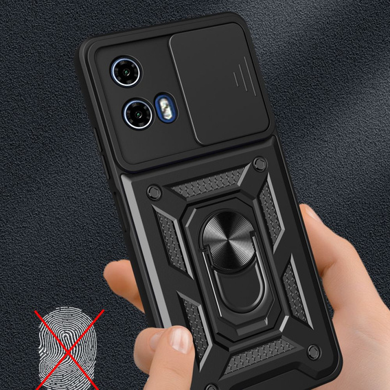 Etui pancerne Tech-Protect do Motorola Moto G24 / G24 Power / G04, CamShield Pro, czarne