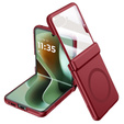 Etui z MagSafe i ochroną zawiasu do Motorola Razr 60 Ultra 5G – czerwone