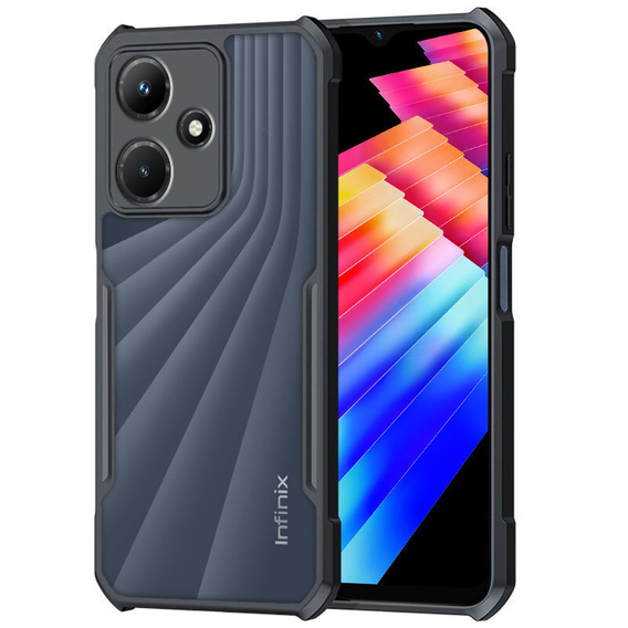Etui do Infinix Hot 30 4G, AntiDrop Hybrid, czarne