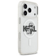 Etui Karl Lagerfeld IML Glitter Karl and Choupette MagSafe do iPhone 17 Pro