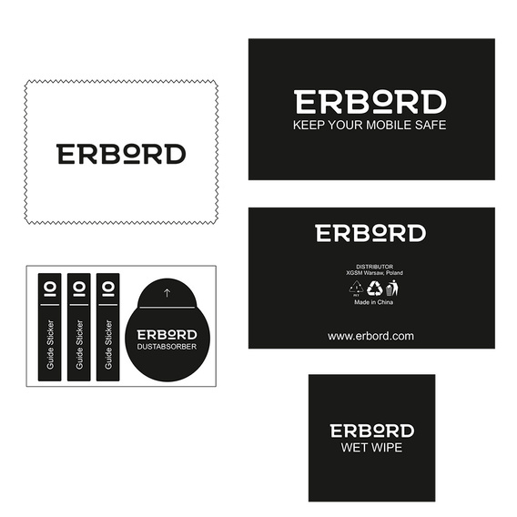 2x Szkło Hartowane ERBORD 9H Hard Glass do Oppo Find X9
