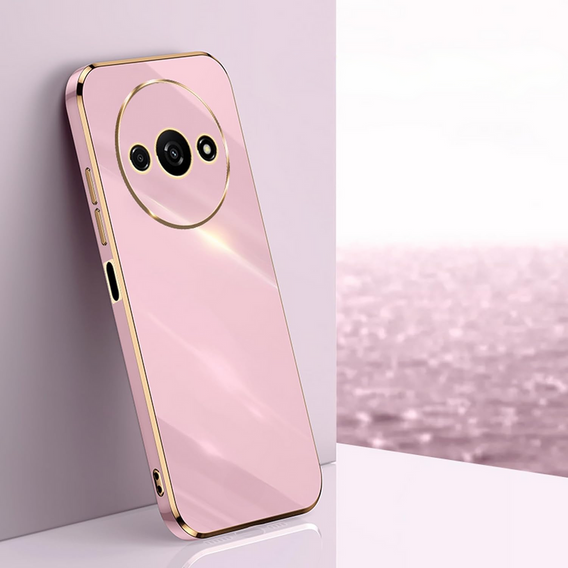 Etui do Xiaomi Redmi A3, Glamour CamShield, fioletowe