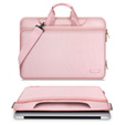 Tech-Protect Pocket Bag, Etui Torba do laptopów 15-16 cali, Różowa