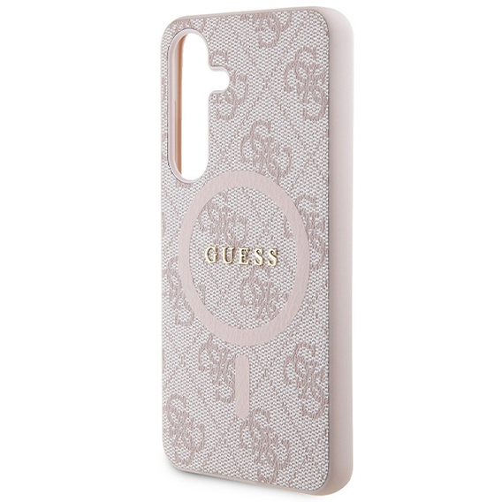 Etui Guess HC MagSafe PU 4G Ring Classic Logo do Samsung Galaxy S24