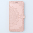 Etui z klapką do Xiaomi 13T / 13T Pro, Mandala, różowe rose gold