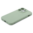 Etui do iPhone 15 Pro Max, Silicone Lite, zielone