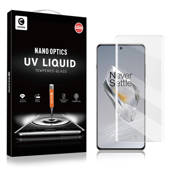 MOCOLO UV Liquid Film 3D Curved – szkło hartowane do OnePlus 12 5G z pełnym zakrzywionym pokryciem