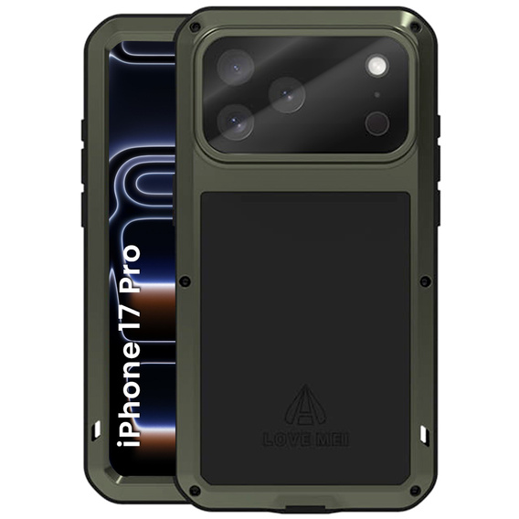 Pancerne etui ze szkłem hartowanym do iPhone 17 Pro