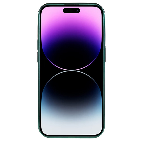 Etui do iPhone 14 Pro Max, Electro MagSafe, zielone + Szkło na ekran