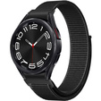 Pasek Nylonowy do Samsung Galaxy Watch 4/5/6 40/42/43/44/45/46/47mm, Czarny