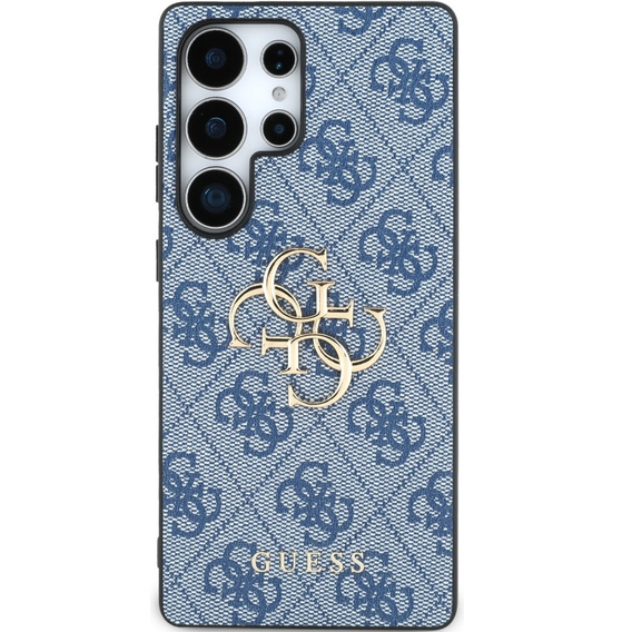 Etui GUESS do Samsung Galaxy S25 Ultra, Big Metal Logo, Niebieskie