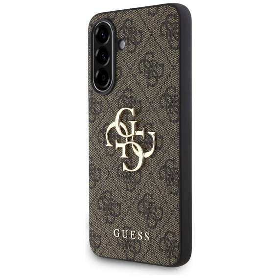 Etui GUESS do Samsung Galaxy A56 5G, 4G Big Metal Logo, brązowe