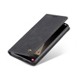 Etui CASEME do Samsung Galaxy S21 FE, Leather Wallet Case, czarne