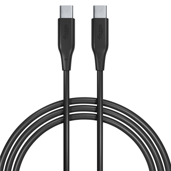 Przewód zasilający Allity USB-C 100W – 1 m - czarny