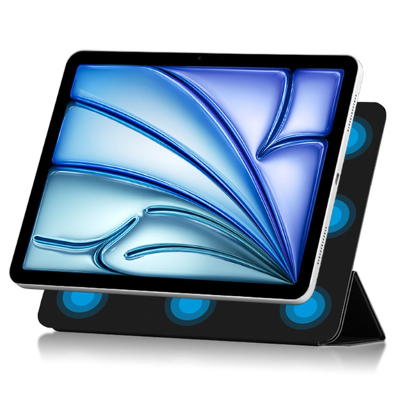 Etui do iPad Air 11" 2025/2024 (7/6 gen.), Magnetic smartcase, czarne