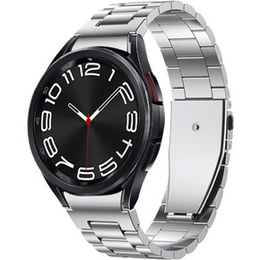 Pasek Bransoleta do Samsung Galaxy Watch 4/5/6 40/42/43/44/45/46/47mm, Srebrna