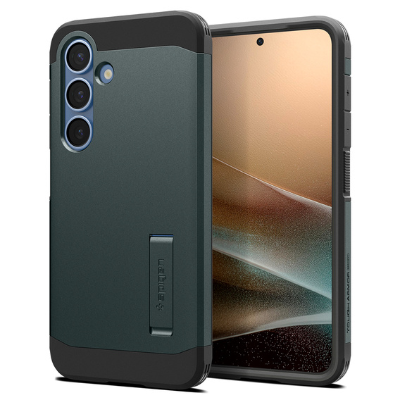 Etui Spigen Tough Armor Mag Abyss Green do Samsung Galaxy S25
