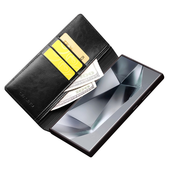 Etui QIALINO Leather Wallet z klapką do Samsung Galaxy S24 Ultra