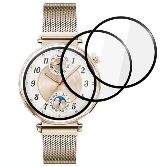 2x Szkło Hybrydowe ERBORD do Huawei Watch GT 5 41mm