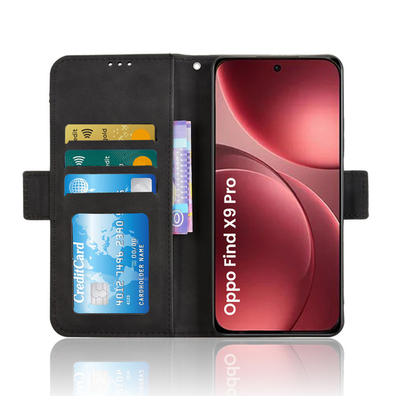 Etui z klapką Card Slot do Oppo Find X9 Pro