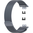 Pasek Bransoleta Milanese do Huawei Watch Fit, Szary