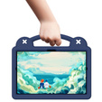 Etui do Lenovo M10 X306 2 Gen /  M10 Plus TB-X606 10.3 / Samsung Tab A 10.1 T510/515 / K10 X6C6, Cute Patterns, z podstawką, Granatowe