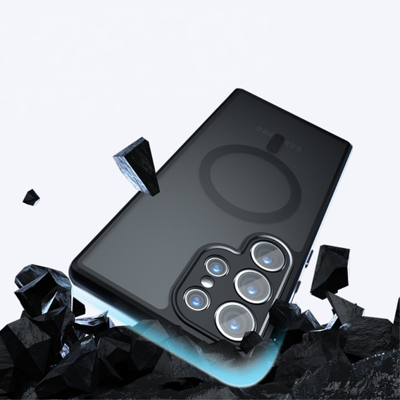 Etui ERBORD do Samsung Galaxy S24 Ultra, Matte Case, do MagSafe, czarne