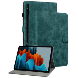 Etui do Samsung Galaxy Tab S9, Wallet Pen Slot, zielone