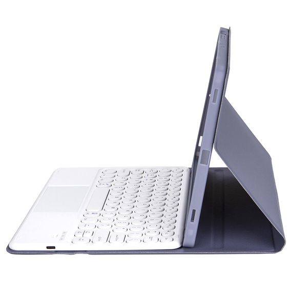 Etui z klawiaturą do Samsung Galaxy Tab S6 Lite 10.4" 2020/2022/2024, Touchpad Pen Slot, fioletowe