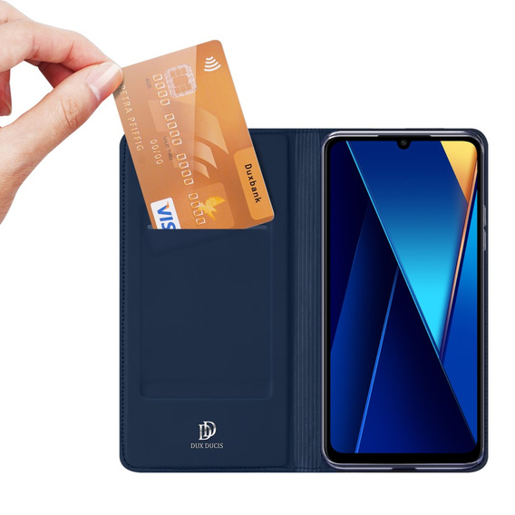 Etui Dux Ducis do Xiaomi Redmi 13C / Poco C65, Skinpro, niebieskie