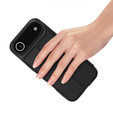 Etui Dux Ducis do iPhone 17 Air, Skin Pro, z klapką, z miejscem na kartę,  czarne
