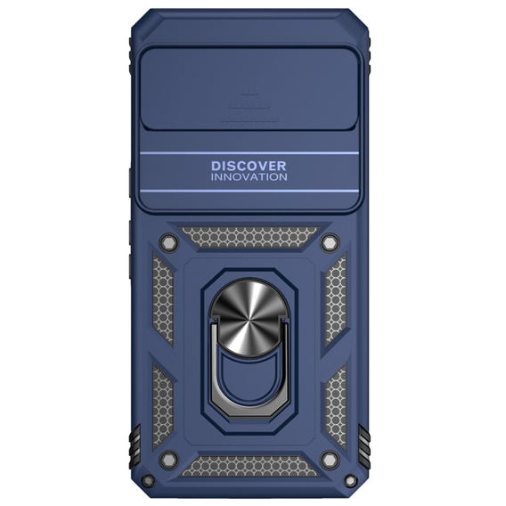 Etui pancerne do Google Pixel 8 Pro, CamShield Slide, niebieskie