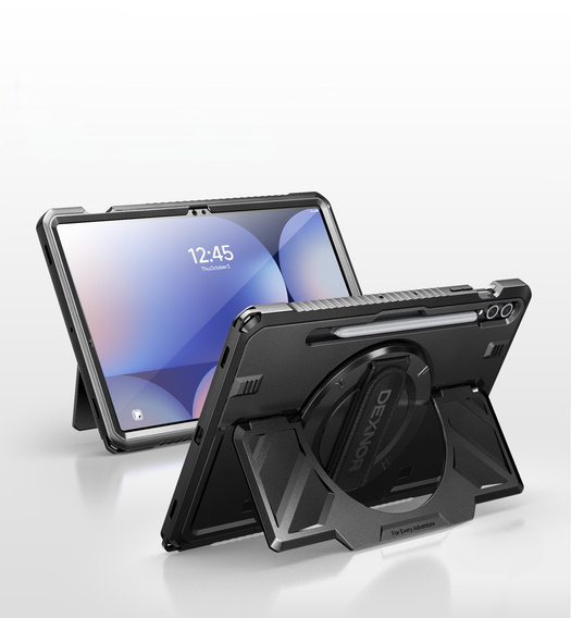 Etui Dexnor 360° z paskiem i uchwytem na rysik do Samsung Galaxy Tab S9+ / S10+