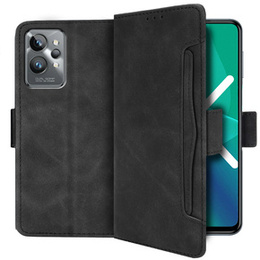 Etui z klapką do Realme GT2 Pro, Card Slot, czarne