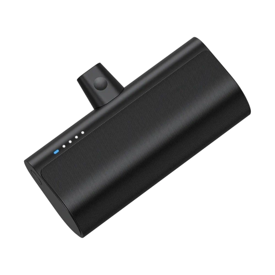 Power bank Blue Star W0556, 5000 mAh, z wbudowanym USB-C – czarny